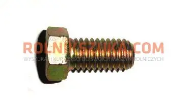 Śruba z łbem 6-kątnym pełny gwint 7/16" x 7/8" UNC DIN933 ocynk